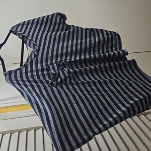 BCBG Generation asymmetrical striped pocket T.